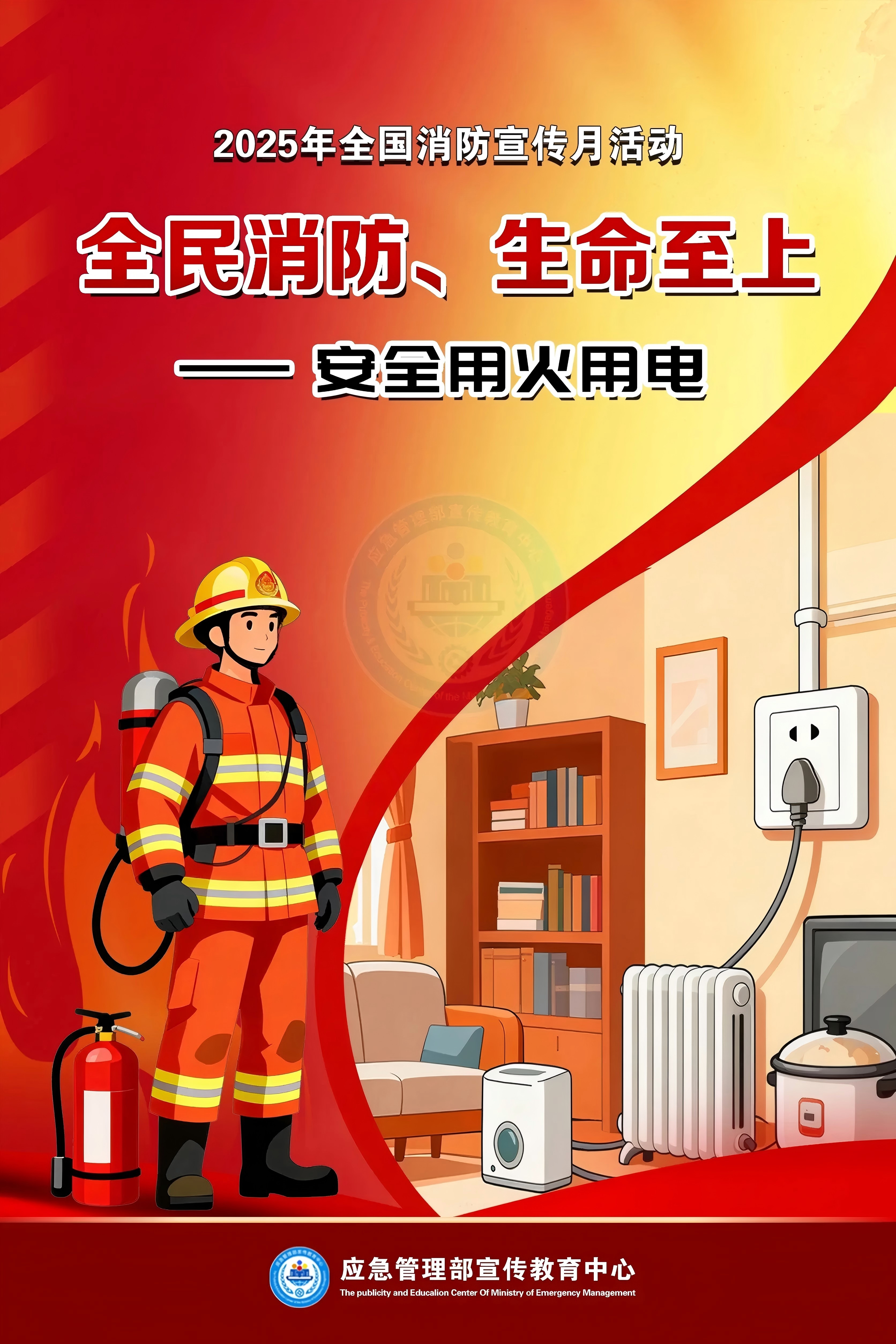 《转载》2025年全国消防宣传月活动主题公益广告